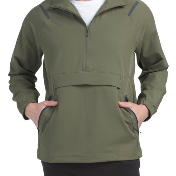 UNDER ARMOUR Unstoppable Anorak Jacket - Marine OD Green - Picture 3 of 5